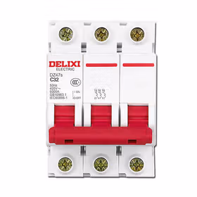 德力西电气 微型断路器；DZ47s C型 3P 32A