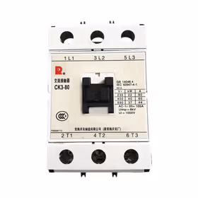常熟开关 三极型交流接触器 80A AC220/230V；CK3-80/N5