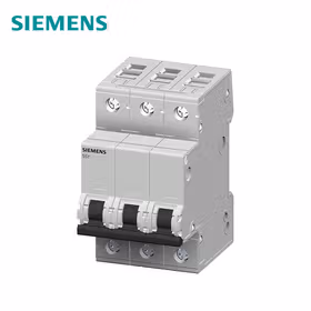 西门子 ET-5SY国产 超高分断型 微型断路器 50A 3P MA 15kA；5SY7 50A 3P MA