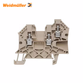 魏德米勒 直通型接线端子,螺钉联接,4mm,800V,32A,深褐；WDU 4/ZR