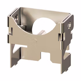 西门子 截止装置由金属制成,用于按下的按键,22mm,具有平按钮装置,高正面固定环或齿形的正面高固定环；3SU19500DM800AA0