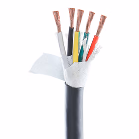 惠象 HX-TRVV拖链电缆 500万次 300V 2芯X0.2mm护套黑色 100米/卷