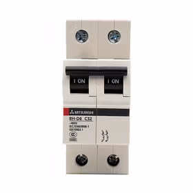 三菱电机 微型断路器 16A 2P C 6kA；BH-D6 2P 16A TYPE C N (CH)