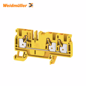 魏德米勒 直通型接线端子；A3C 4 YL
