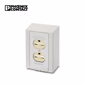 菲尼克斯 孔式，导轨安装式双电源插座；EM-DUO 250/15