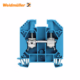 魏德米勒 直通型接线端子,螺钉联接,16mm,1000V,76A,蓝色；WDU 16 BL