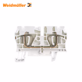 魏德米勒 直通型接线端子,弹片联接,4mm,800V,32A,白色；ZDU 4 WS