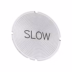 西门子 铭板适用于发光按钮,圆形,乳白色,带黑色文字,带标记：Slow；3SU19000AB710EF0