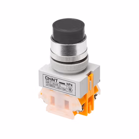 正泰 不带灯按钮；NP4-10GN 黑