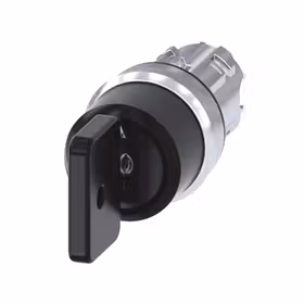 西门子 钥匙开关O.M.R,22mm,金属,高光,锁芯型号73034,黑色,附带2把钥匙,3个开关位置,键控式,拔出钥匙O；3SU10504HM010AA0