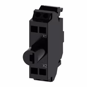 西门子 LED模块带集成式LED,AC230V,绿色,弹簧型端子连接,用于底部固定安装；3SU14012BF403AA0