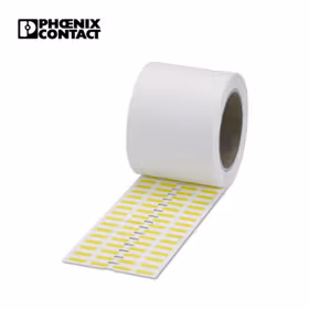 菲尼克斯 标识,盘卷,黄色,未标记,背胶固定,标识区域大小:18x6mm；EML (18X6)RL YE