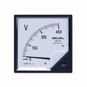 德力西电气 模拟指示电测量仪表；6L2 电压表 450V