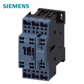 西门子 功率接触器,12A,5.5kW,1NO+1NC,230VAC50/60Hz,3极,尺寸S0,笼卡式连接；3RT20242AL20