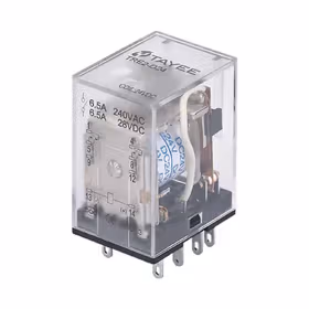 上海天逸电器 TRE标准型继电器 触点2C/O 电压DC24V 带灯；TRE2L-D24