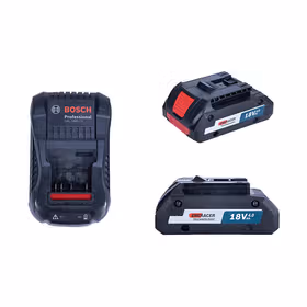 博世 EneRacer充电器电池套装 2电1充 18V/4.0Ah；2x ProCORE 18V 4.0Ah + GAL 1880 CV