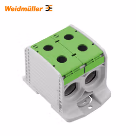 魏德米勒 W系列,接线板,端子导轨/安装板；WPD 233 2X300/2X300 GN