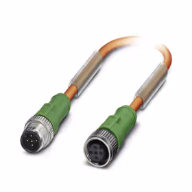 菲尼克斯 传感器/执行器电缆；SAC-5P-M12MS/ 1,0-PUR/M12FS VW