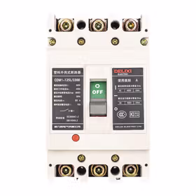 德力西电气 塑壳断路器；CDM1-125L/3300 80A