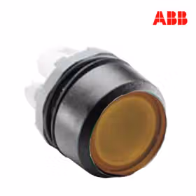 ABB 平钮操作头部（带灯型）,黄色；MP2-11Y