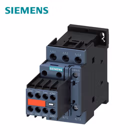 西门子 功率接触器,12A,5.5kW,2NO+2NC,AC110V,50Hz120VAC,60Hz,带插入式可变电阻,3极,尺寸S0螺栓型端子连接辅助开关不可分；3RT20241CK643MA0