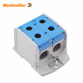 魏德米勒 W系列,接线板,端子导轨/安装板；WPD 233 2X300/2X300 BL