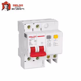 德力西电气 小型漏电保护断路器；DZ47sLE 2P C 16A 动作时间小于25毫秒