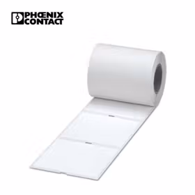 菲尼克斯 标识,盘卷,白色,未标记,背胶固定,标识区域大小:100x90mm；EML (100X90)R