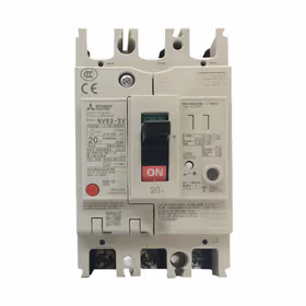 三菱电机 漏电塑壳断路器 极数3P 额定电流32A 分断能力7.5kA；NV63-SV 3P 32A 100-440V 30MA CE