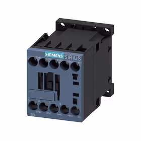 西门子 耦合接触器继电器,24VDC,3个常开触点+1个常闭触点,带插入式压敏电阻规格S00,螺丝端子；3RH61311KB40