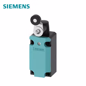 西门子 位置开关塑料外壳40mm摇臂,符合EN50041设备连接1x(M20x1.5)1NO/2NC速动触点回转驱动装置右/左可调节的,金属杆27mm长和塑料辊19mm；3SE51320LJ01