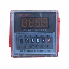 德力西电气 数显式时间继电器；JSS48A-D 0.01S-9999H AC220V