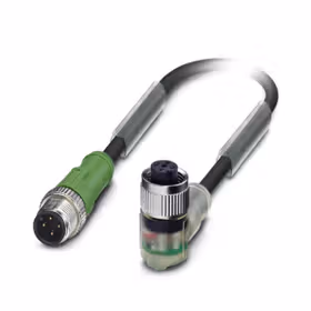 菲尼克斯 传感器/执行器电缆；SAC-4P-M12MS/1,5-PUR/M12FR-3L