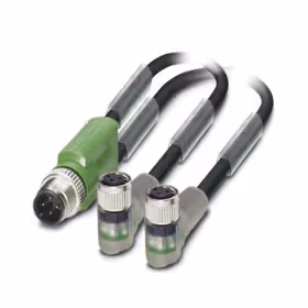 菲尼克斯 传感器/执行器电缆；SAC-3P-M12Y/2X3,0-PUR/M 8FR-2L