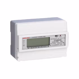 德力西电气 三相四线电子式电能表(导轨)；DTSU6606 3&times;220/380V 1级 3X10(40)A液晶导轨