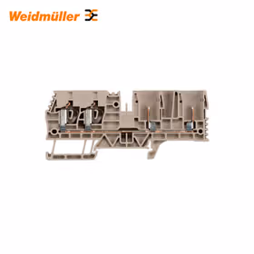 魏德米勒 Z系列,直通型接线端子,额定横截面:4mm,插拔联接,深褐；ZT 4/4AN/2