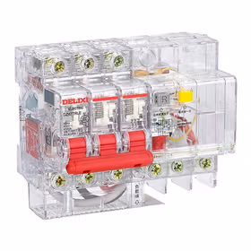 德力西电气 DZ47TRLE透明小型漏电断路器；DZ47TRLE 透明RCBO 6kA 3P C型 40A 50mA