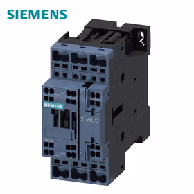 西门子 功率接触器,25A,11kW,1NO+1NC,125VDC,3极,尺寸S0笼卡式连接；3RT20262BG40