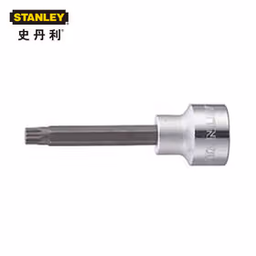 史丹利 12.5mm(1/2")系列120mm加长十二角旋具套筒M10；94-443