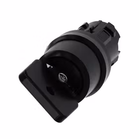 西门子 钥匙开关O.M.R,22mm,塑料,锁芯型号73034,黑色,附带2把钥匙,2个开关位置,键控式,拔出钥匙O；3SU10004HC010AA0