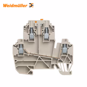 魏德米勒 电流测试端子,螺钉联接,2.5mm,690V,24A,可翻转,深褐；WDK 2.5/TR-DU STB