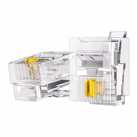 绿联UGREEN 电话线水晶头 80105 2芯  50个/包