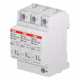 ABB 电涌保护器；OVR T2 3L 40-440 P QS