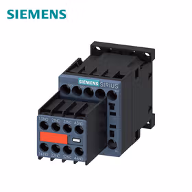 西门子 功率接触器,7A,3kW,2NO+2NC,24VDC集成有二极管,3极,尺寸S00螺栓型端子连接辅助开关不可分；3RT20151FB443MA0