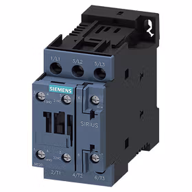 西门子 功率接触器,25A,11kW,1NO+1NC,24VDC,3极,尺寸S0螺栓型端子连接；3RT20261BB40