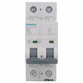 西门子 ET-5SY国产 微型断路器 40A 2P C 6kA；5SY6 2P C40