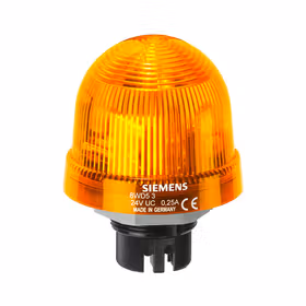 西门子 集成的信号灯,闪光,带集成式LED,黄色,24VAC/DC,直径为70mm；8WD53205BD