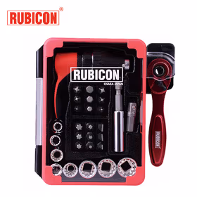 罗宾汉(RUBICON) 30件6.3mm(1/4")迷你综合套筒组套；RGH-30