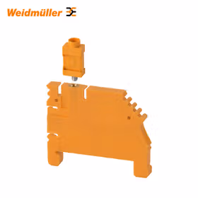 魏德米勒 接线端子附件,W系列,固定支座,橙色,5mm；WBB WDU1.5/BL...