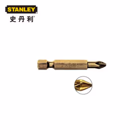 史丹利 6.3MM镀钛旋具头PH2x50mm(x10),10个/盒；63-198T